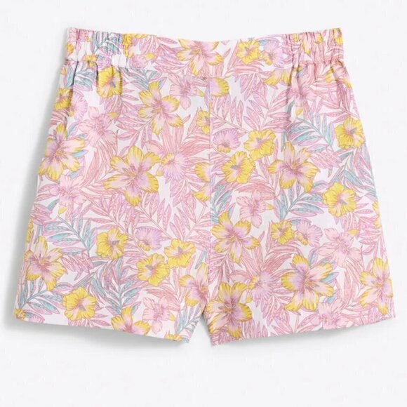 NWOT - Draper James Women's Woven Pull on Shorts in Lily Floral - Size Large - Picture 3 of 10